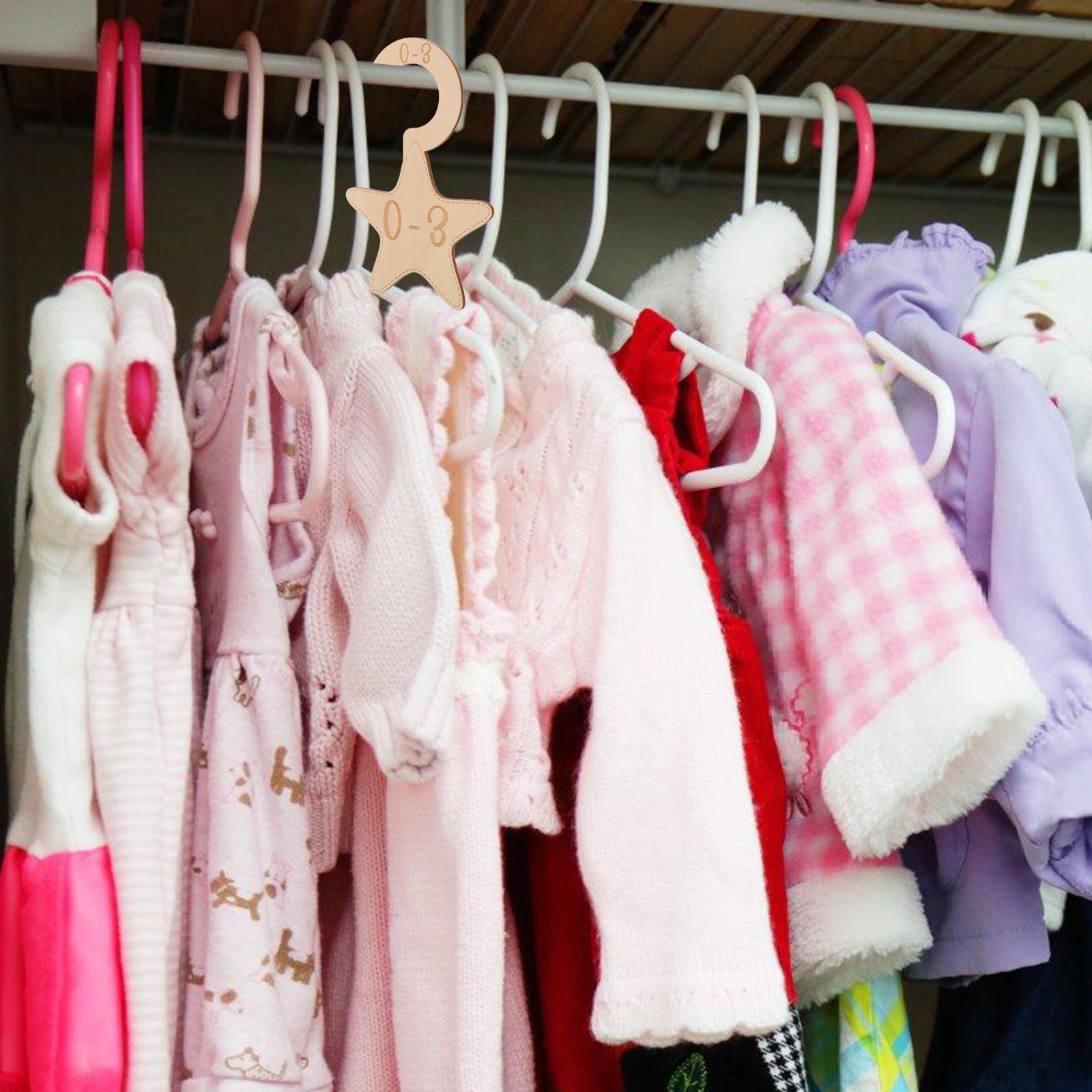 Baby Clothing Dividers - 7 divisori per armadio per vestiti