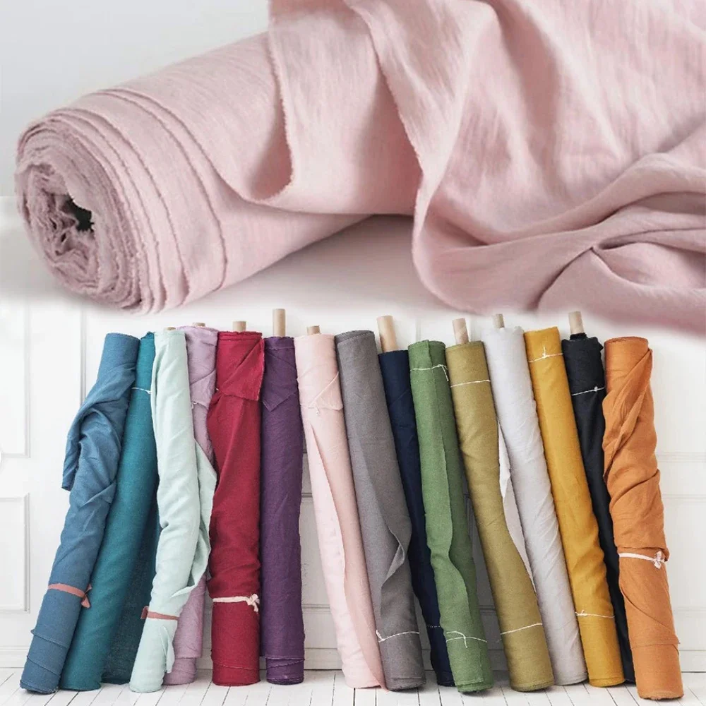 Baby Clothing Organic - Tessuto in lino naturale 100% da