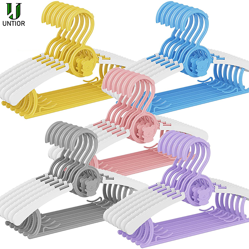 Baby Clothing Hanging Rack - UNTIOR Appendiabiti antiscivolo per bambini Appendiabiti