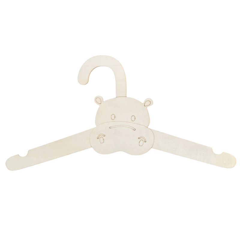Baby Clothing Hanging Rack - ABJI-20PCS Appendiabiti in Legno Carino da
