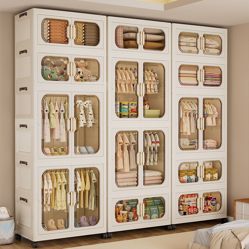 Baby Clothing Dresser - Armadio Pieghevole Colorato per Bambini –