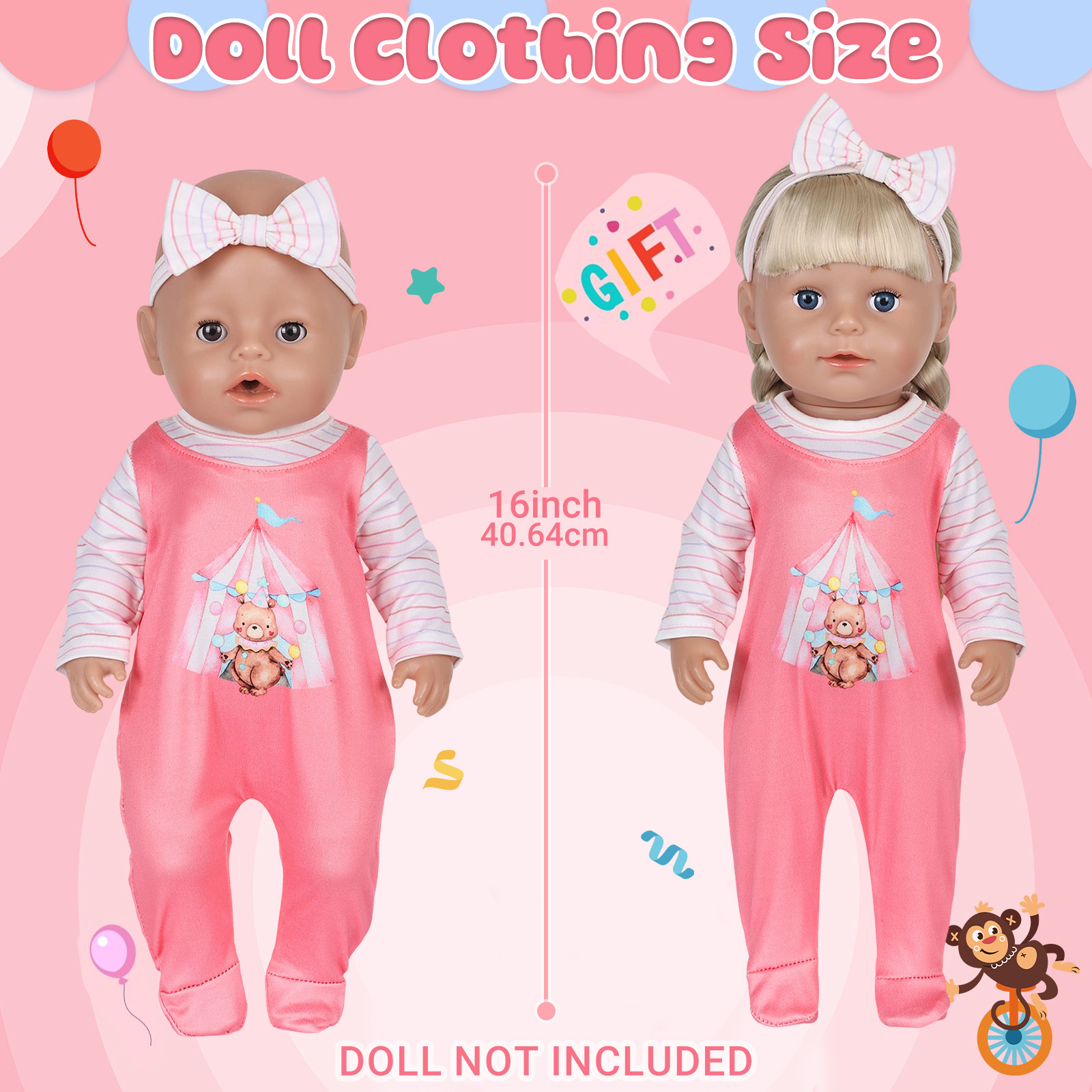 Vestiti per Bambole da 16-18 P - Baby Clothing Usa recensione e prezzo