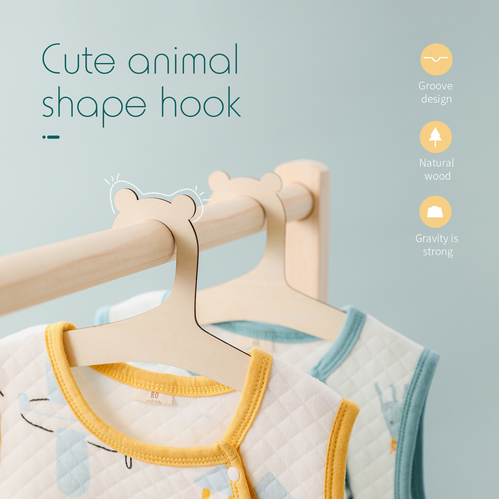 5/10 Pezzi Appendiabiti in Leg - Baby Clothing Hanging Rack recensione e prezzo