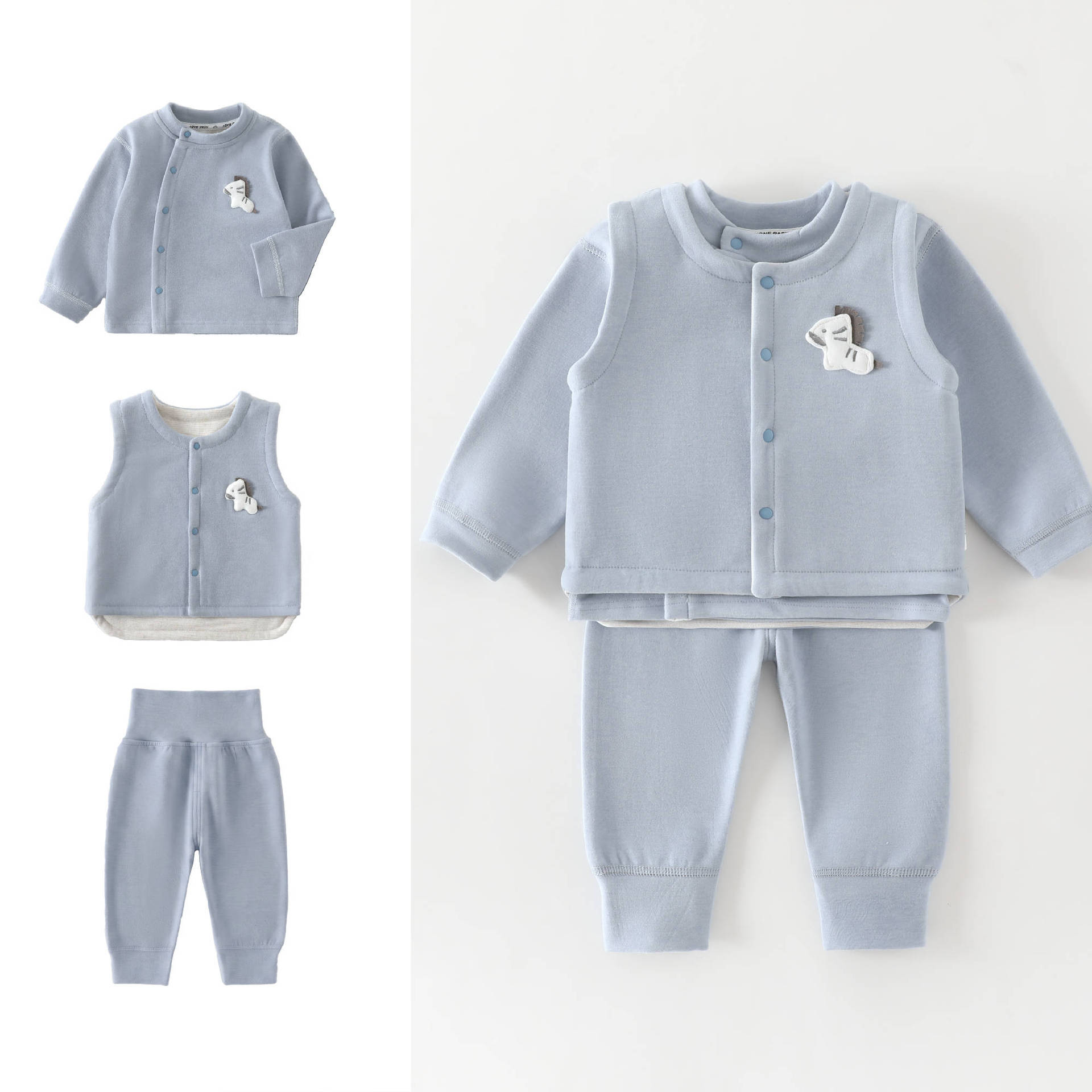 Set 3 Pezzi per Bambini 0-4 An - Baby Clothing High Quality recensione e prezzo